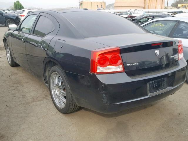 2B3KA33V59H534300 - 2009 DODGE CHARGER SX BLACK photo 3