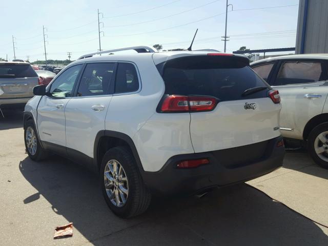 1C4PJLCB9EW144046 - 2014 JEEP CHEROKEE L WHITE photo 3