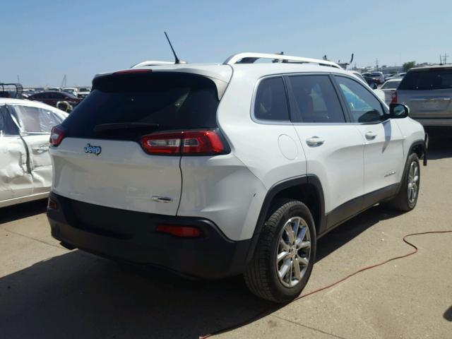 1C4PJLCB9EW144046 - 2014 JEEP CHEROKEE L WHITE photo 4