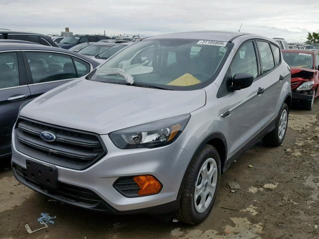 1FMCU0F71KUA47616 - 2019 FORD ESCAPE S SILVER photo 2