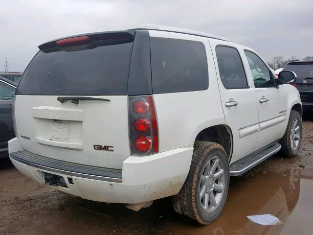 1GKFK638X7J356750 - 2007 GMC YUKON DENA WHITE photo 4