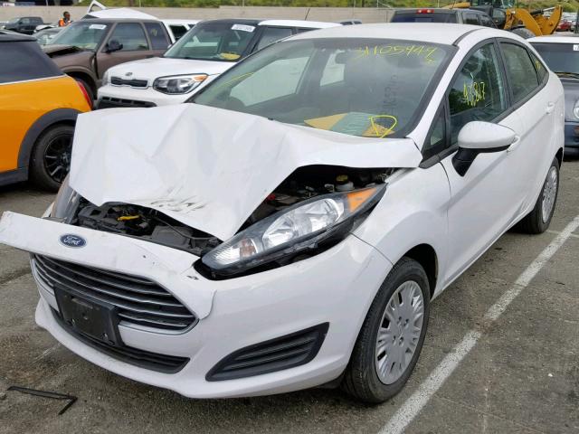 3FADP4AJ1HM128810 - 2017 FORD FIESTA S WHITE photo 2