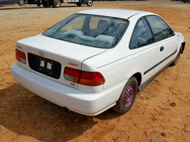 1HGEJ6229TL067673 - 1996 HONDA CIVIC DX WHITE photo 4