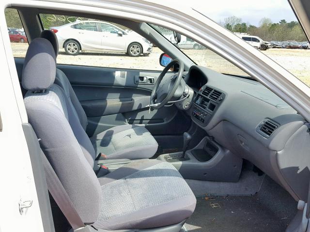 1HGEJ6229TL067673 - 1996 HONDA CIVIC DX WHITE photo 5