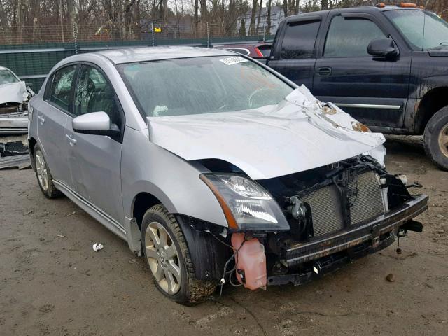 3N1AB6APXCL779186 - 2012 NISSAN SENTRA 2.0 SILVER photo 1