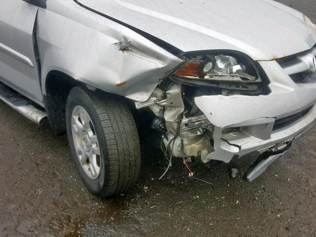 2HNYD18976H505662 - 2006 ACURA MDX TOURIN SILVER photo 9