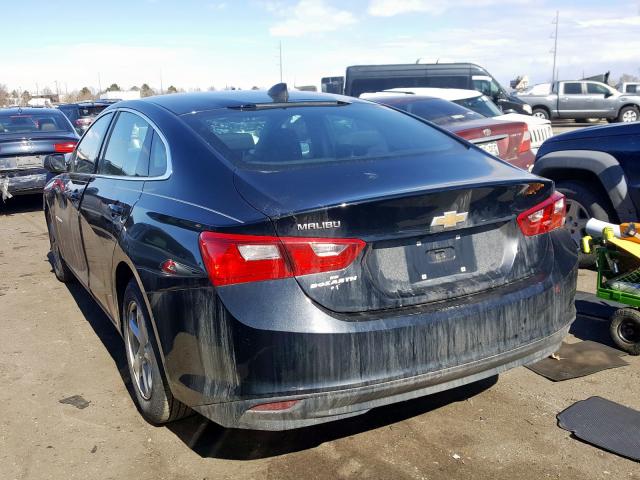 1G1ZB5STXHF220267 - 2017 CHEVROLET MALIBU LS  photo 3