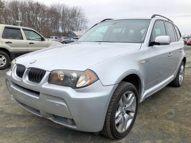 WBXPA93426WG78064 - 2006 BMW X3 3.0I SILVER photo 2