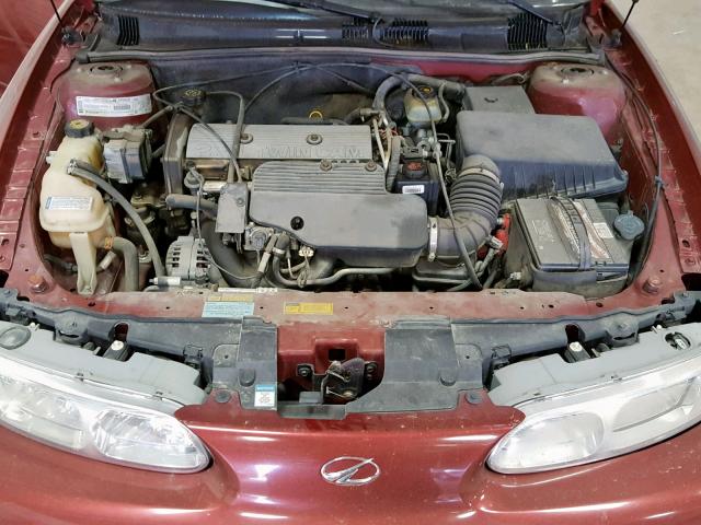 1G3NK52T3YC311498 - 2000 OLDSMOBILE ALERO GX MAROON photo 7