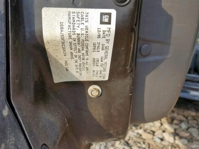 1G8AJ55F36Z164174 - 2006 SATURN ION LEVEL BLACK photo 10