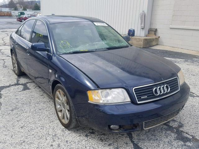 WAUCD64B14N096193 - 2004 AUDI A6 S-LINE BLUE photo 1