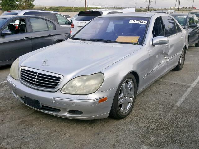 WDBNG70J81A150533 - 2001 MERCEDES-BENZ S 430 SILVER photo 2