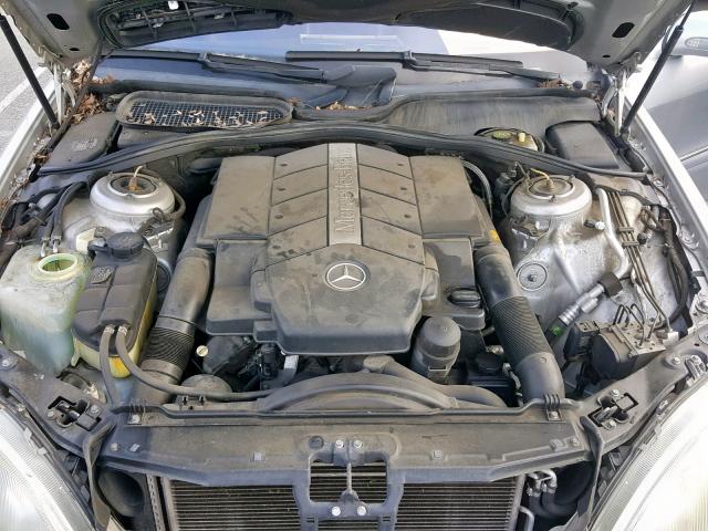 WDBNG70J81A150533 - 2001 MERCEDES-BENZ S 430 SILVER photo 7