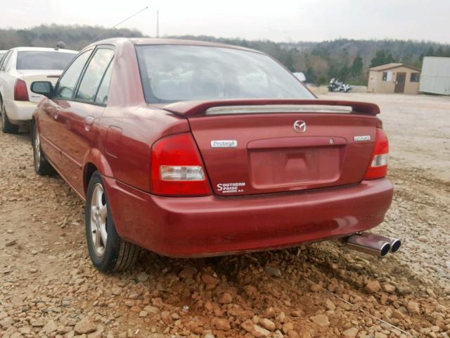 JM1BJ225710410970 - 2001 MAZDA PROTEGE LX BLUE photo 3