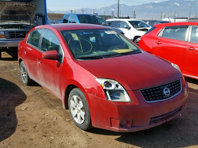 3N1AB61E69L663930 - 2009 NISSAN SENTRA 2.0 BURGUNDY photo 1