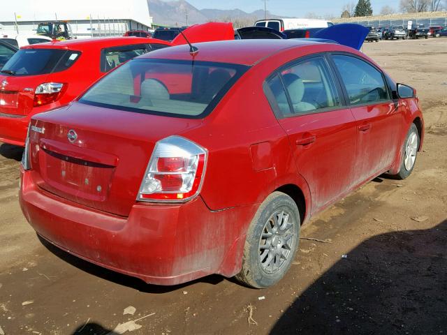 3N1AB61E69L663930 - 2009 NISSAN SENTRA 2.0 BURGUNDY photo 4