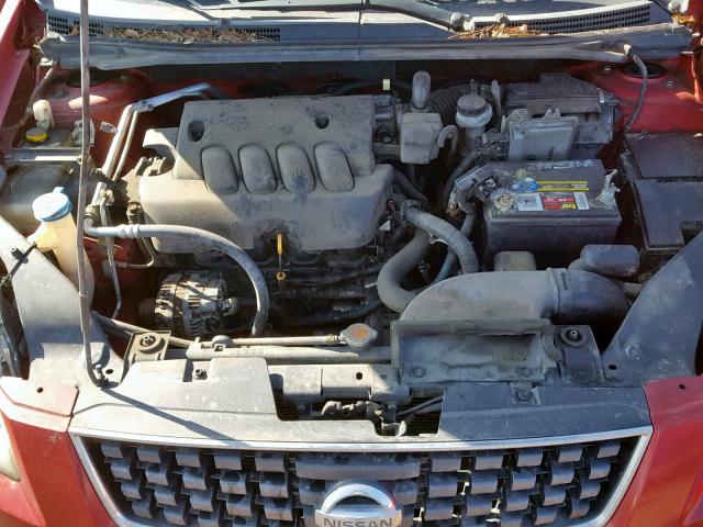 3N1AB61E69L663930 - 2009 NISSAN SENTRA 2.0 BURGUNDY photo 7