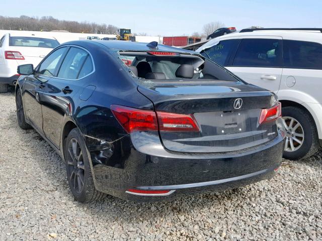 19UUB3F79HA002628 - 2017 ACURA TLX ADVANC BLACK photo 3