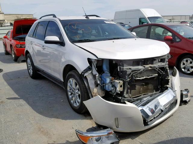 2FMDK3J96CBA49342 - 2012 FORD EDGE SEL WHITE photo 1