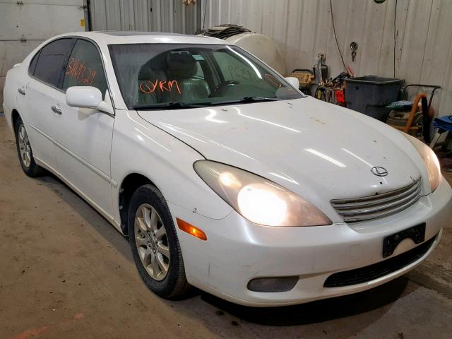 JTHBF30G035041689 - 2003 LEXUS ES 300 WHITE photo 1