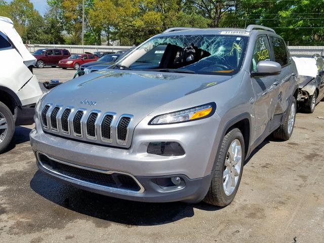 1C4PJLDB4GW264340 - 2016 JEEP CHEROKEE L SILVER photo 2