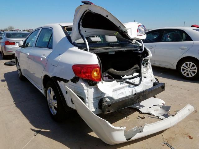 2T1BU4EE6AC535124 - 2010 TOYOTA COROLLA BASE  photo 3