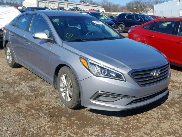 5NPE24AA0FH118172 - 2015 HYUNDAI SONATA ECO SILVER photo 1