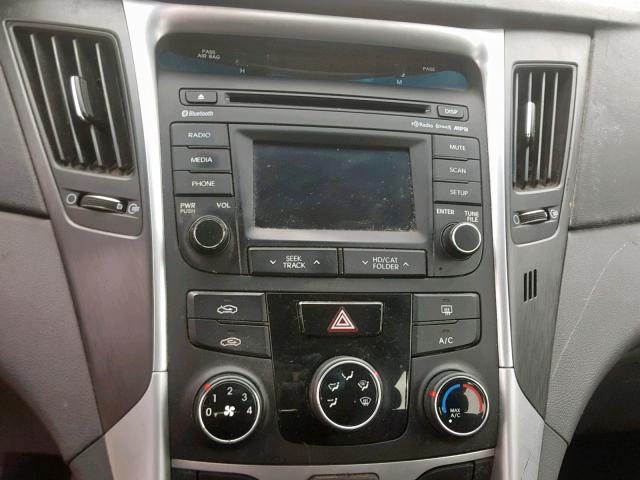 5NPEB4AC8EH828159 - 2014 HYUNDAI SONATA GLS BLUE photo 9