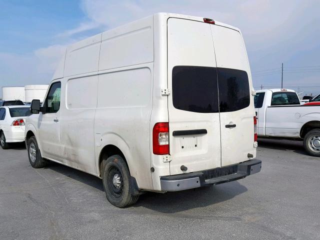 1N6BF0LY4CN118601 - 2012 NISSAN NV 2500 WHITE photo 3