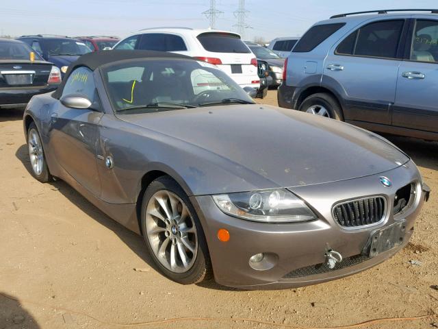 4USBT335X5LR71127 - 2005 BMW Z4 2.5 GRAY photo 1