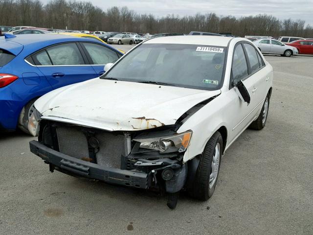 KMHET46C36A079815 - 2006 HYUNDAI SONATA GL WHITE photo 2