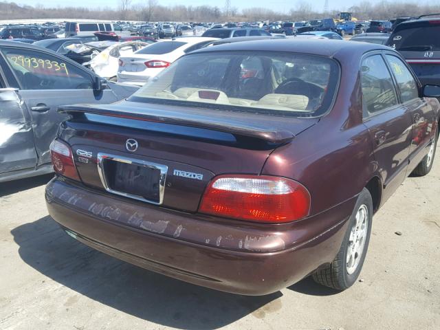 1YVGF22C9Y5105189 - 2000 MAZDA 626 ES BROWN photo 4