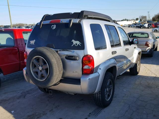 1J4GL38K83W538308 - 2003 JEEP LIBERTY RE SILVER photo 4