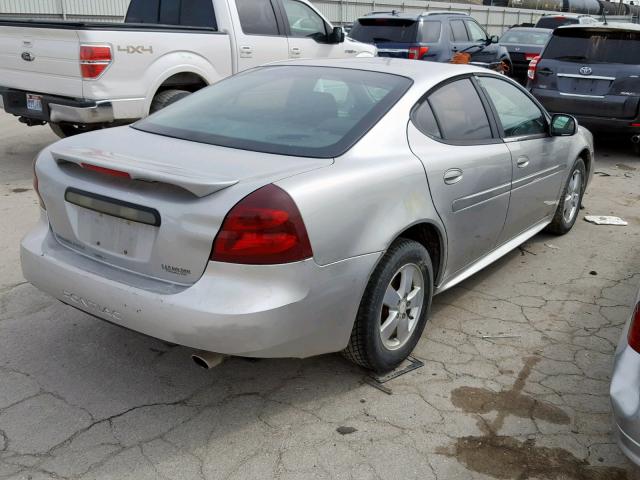 2G2WP552771122984 - 2007 PONTIAC GRAND PRIX SILVER photo 4