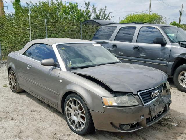 WAUBC48H15K017027 - 2005 AUDI A4 S-LINE TAN photo 1