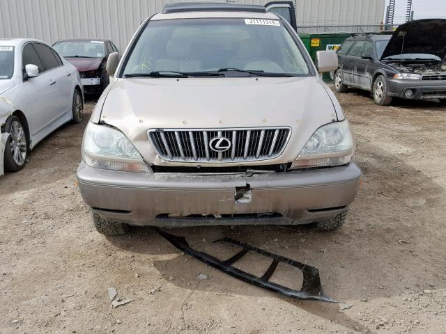 JTJHF10U530298847 - 2003 LEXUS RX 300 GOLD photo 9