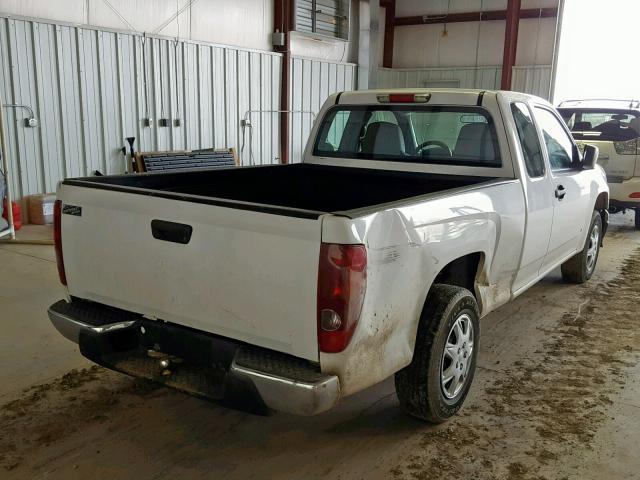 1GCCS198868239909 - 2006 CHEVROLET COLORADO WHITE photo 4