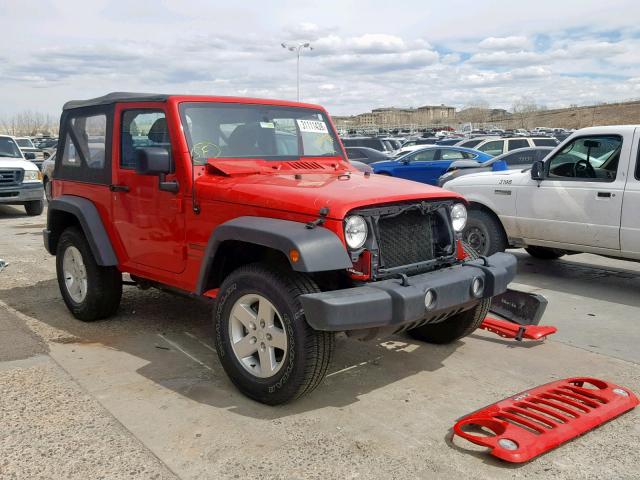 1C4AJWAG9JL870040 - 2018 JEEP WRANGLER S RED photo 1