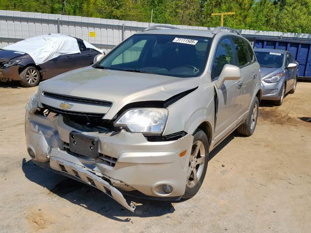 3GNAL3E56CS533055 - 2012 CHEVROLET CAPTIVA SP GOLD photo 2