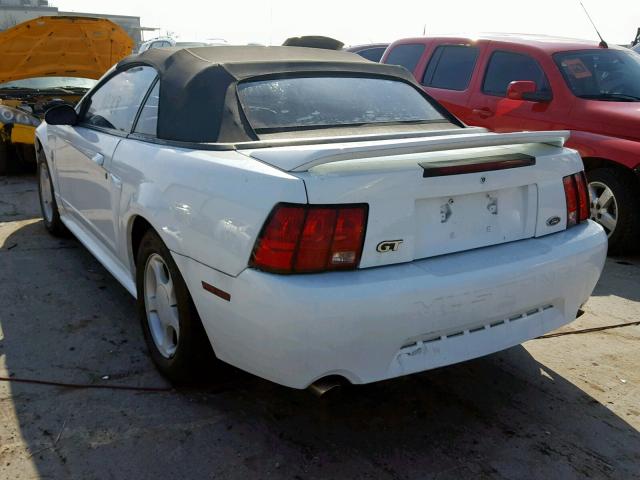 1FAFP45X1XF218657 - 1999 FORD MUSTANG GT WHITE photo 3