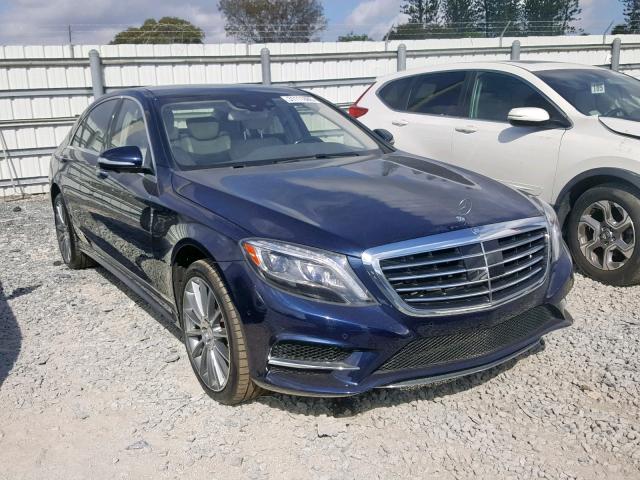 WDDUG8CB9GA216576 - 2016 MERCEDES-BENZ S 550 BLUE photo 1