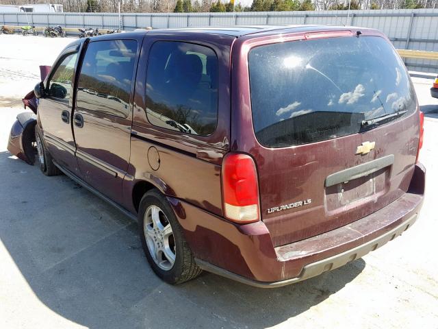 1GNDV23148D104988 - 2008 CHEVROLET UPLANDER L 栗色 照片 3