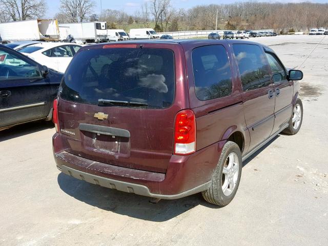 1GNDV23148D104988 - 2008 CHEVROLET UPLANDER L 栗色 照片 4