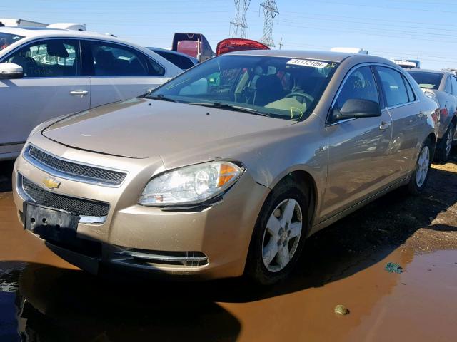 1G1ZG57B384165383 - 2008 CHEVROLET MALIBU LS 金色 照片 2