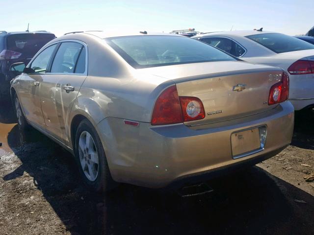 1G1ZG57B384165383 - 2008 CHEVROLET MALIBU LS 金色 照片 3