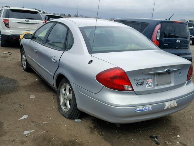 1FAHP55U31G200327 - 2001 FORD TAURUS SES SILVER photo 3