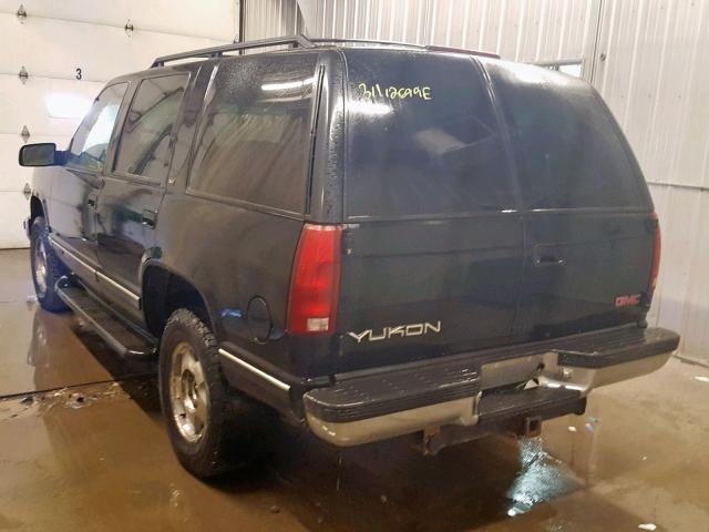 1GKEK13R7XJ800755 - 1999 GMC YUKON BLACK photo 3