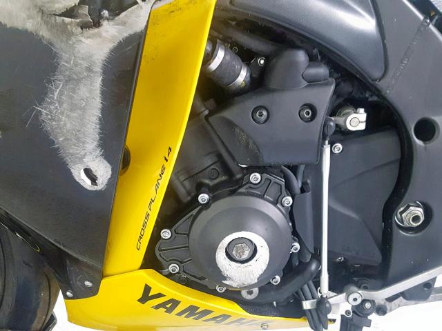 JYARN23E09A001180 - 2009 YAMAHA YZFR1 YELLOW photo 12