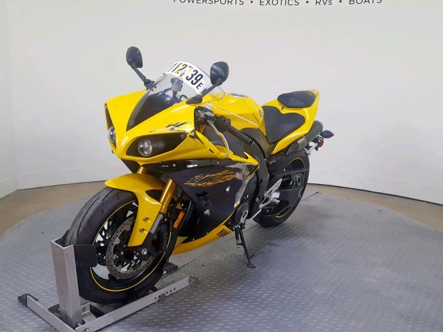 JYARN23E09A001180 - 2009 YAMAHA YZFR1 YELLOW photo 4