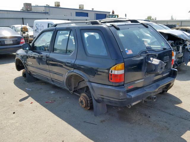 4S6CM58W2X4418542 - 1999 HONDA PASSPORT E 黑色 照片 3